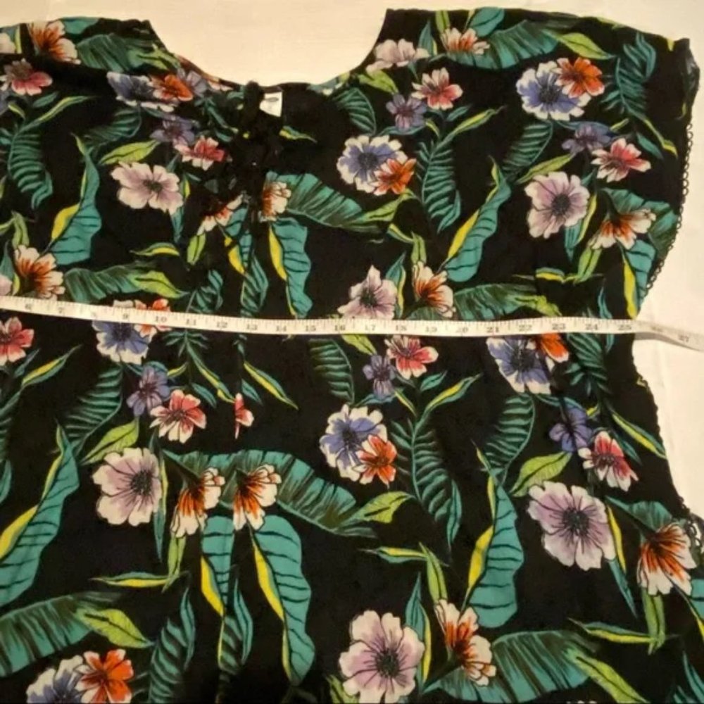 Old Navy Floral Swimsuit Beach Cover-Up Women’s XL - Picture 7 of 8